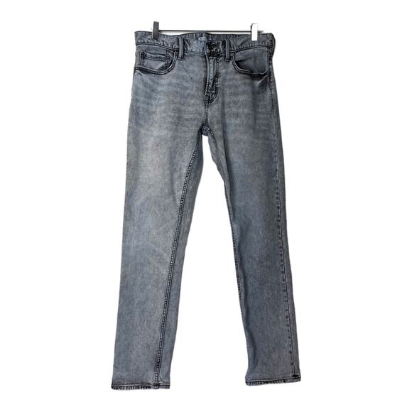 Old Navy Jeans Slim Fit 24/7 Stretch Gray Stone Wash Men’s Size 32x30 - Picture 1 of 6